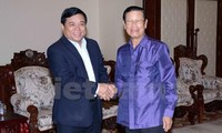 Die Delegation des Planungs- und Investitionsministeriums zu Gast in Laos